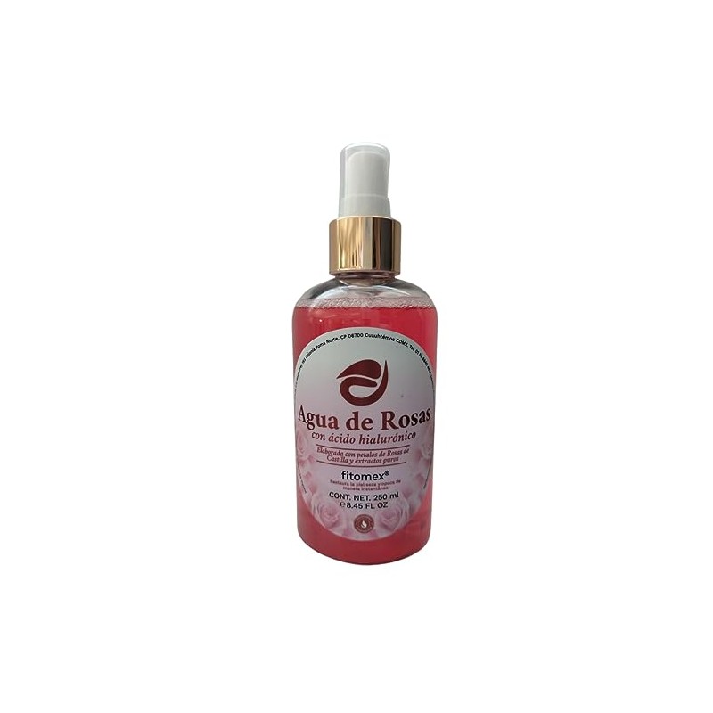 AGUA DE ROSAS CON ACIDO HIALURONICO 250 ML (1pz) -