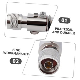 Angoily N-Type Protector for Outdoor Antenna Range Fine Craftsmanship Protects Amplifier Devices Grounding Required Male to Female Connector