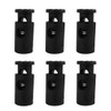 sourcing map 6pcs Spring Cord Locks Plastic End Stopper Single