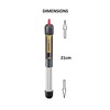Hidom Aquarium Heater Quartz Glass Submersible Fish Tank - 25w