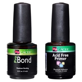 Cacee Nail Prep Set - Probond Nail Dehydrator & Acid Free Cacee Acrylic Nail Acid Free Primer & Pro Bond Nail Prep 0.5 oz f, Acid Free + Probond, 1 Piece, 30ml / Cacee 네일 준비 세트 - 프로본드 네일 탈수기 및 무산 Cacee Acrylic Nail Acid Free Primer & Pro Bond Nail Prep 0.5 oz f, Acid Free + Probond, 1개, 30ml