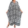 Yanziliu Kaftan Dress for Women,2025 Plus Size Hawaiian Batwing Sleeve