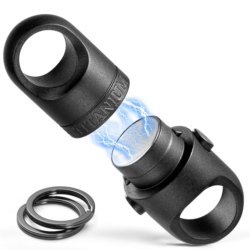 [TISUR] Titanium Key Ring 360° Swivel Connector Breakaway Quick Release