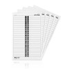 Circuit Identification Stickers for 42 Space Load Centers (5-Pack)