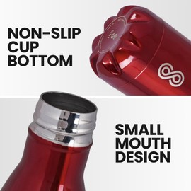 HOME ARCHIVE Water Bottle 25 Oz Stainless Steel Double Wall & Vacuum Insulated Sports Water Bottle Keep Cold for Upto 15 Hours and Hot for Upto 12 Hours | Pack of 1 (Red)