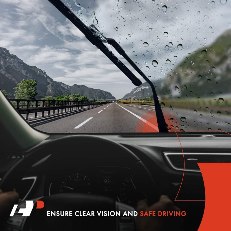 A-Premium Front Windshield Wiper Motor and Linkage Assembly Compatible with