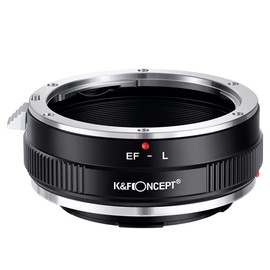 K&F Concept EOS-L Manual Focus Lens Mount Adapter Compatible with Canon (EF/EF-S) Lenses to L-Mount Camera Body