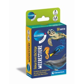 Clementoni Galileo Games 59386 Record Suspected Sea Creatures - Knowledge Cards About Animals from the Sea World - Game for Children from 6 Years