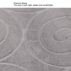 3 PCS Bathroom Mat Set Stone Embossed Toilet Lid Cover