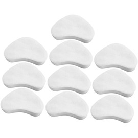 PartyKindom Almohadillas Desechables Para Máscara Ocular 1000 Unidades Tamaño Estándar No Tejidas Blancas Para Cuidado De Piel Femenina Uso Facial Diy Antifaz Para Ojos y Mentón