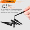 CYLBAQ 10PCS Magnetic Triangle Head Screwdriver Bits, 65mm S2 Steel