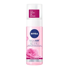 NIVEA Agua de Rosas Espuma Limpiadora (150 ml) - Tecnología Micelar para una Limpieza Profunda e Hidratación - Desmaquillante Ideal para Todo Tipo de Piel