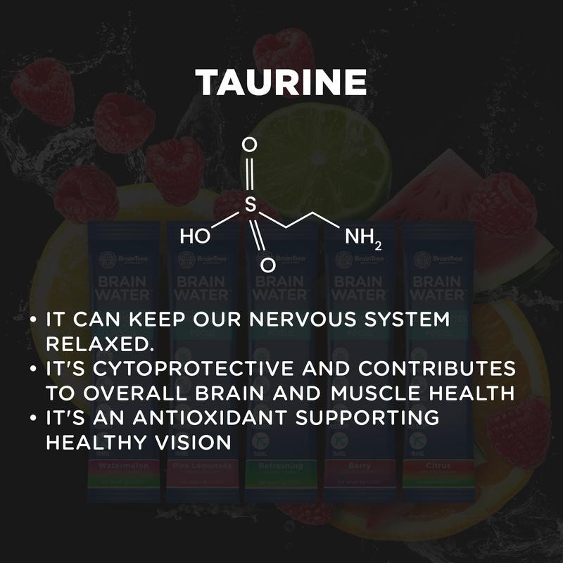 BrainTree Nutrition Brain Water Electrolytes for Energy and Focus -