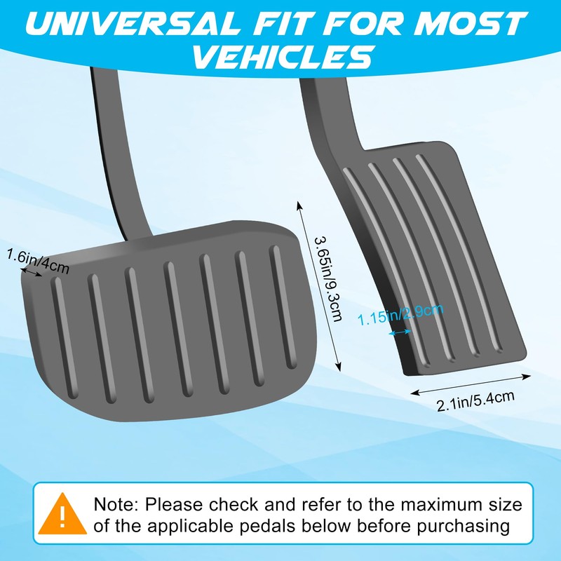 Anglecai Gas and Brake Pedal Extenders for Short Drivers People