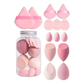 14 Kit Esponja Maquillaje En Polvo Beauty Blender