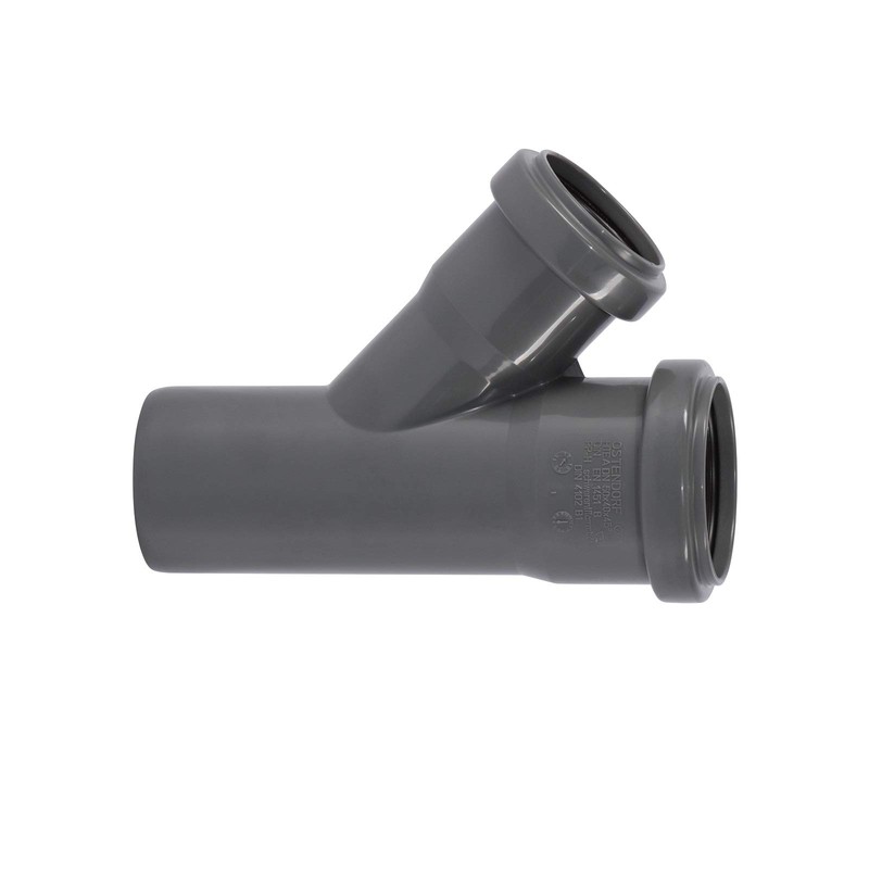 Ostendorf HTsafe Branch DN 50/40 mm 45 Degree HT Pipe