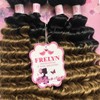 FRELYN Deep Wave Bundles Synthetic Curly Hair Bundles Quick Weave