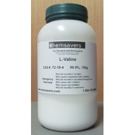 L-Valine, 99.9%, Certified, 100g