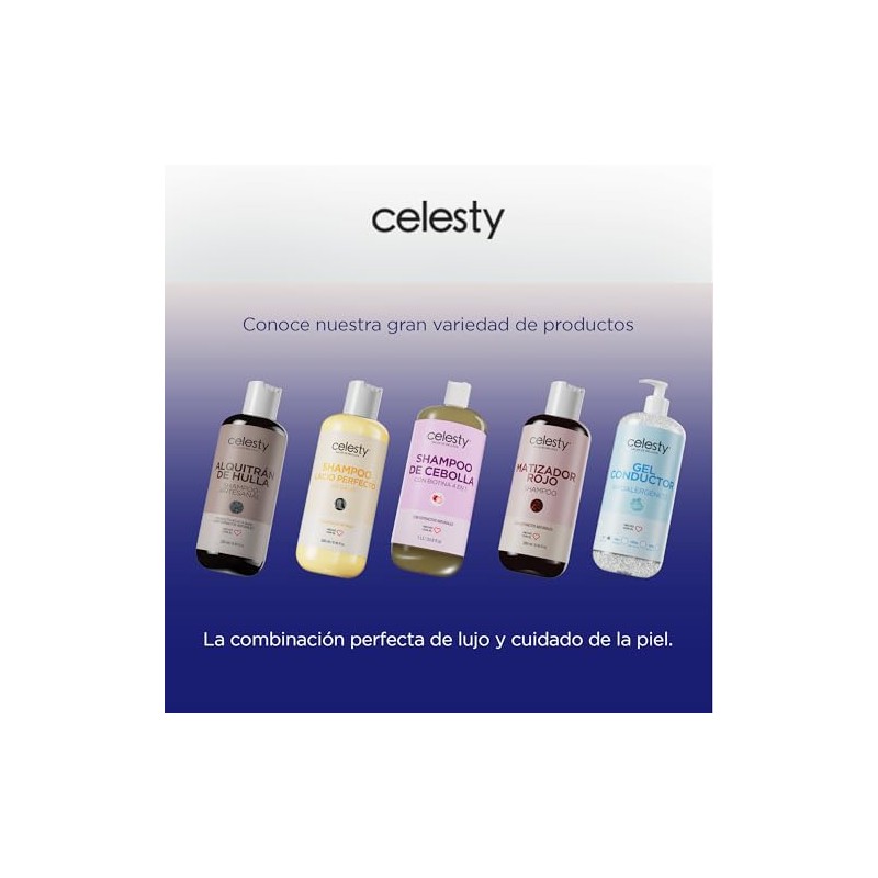 CELESTY Shampoo Matizador - Variedad Amarillo Azul Morado Negro Rojo