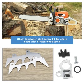 21 Pieces Bumper Spike/Felling Dog Kit Compatible with Stihl MS660 MS460 MS440 066 064 046 044 Chainsaw with Chain Adjuster Tension Rod Bolt Nut