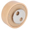 Music Box Round Base Wooden Rotation Stand Musical Case Exquisite