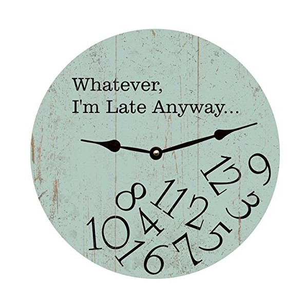 M. Dallas Co Whatever Clock- Seafoam Green (14.5")