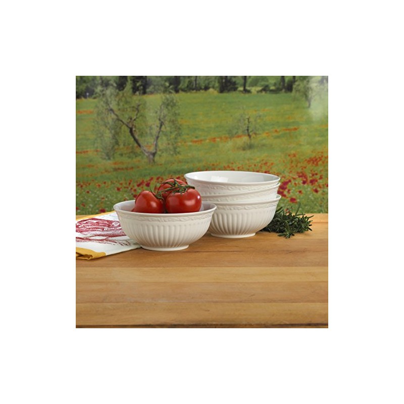 Mikasa DD900-410 Italian Countryside Fruit Bowl, 5-1/4-Inch, Set of 4