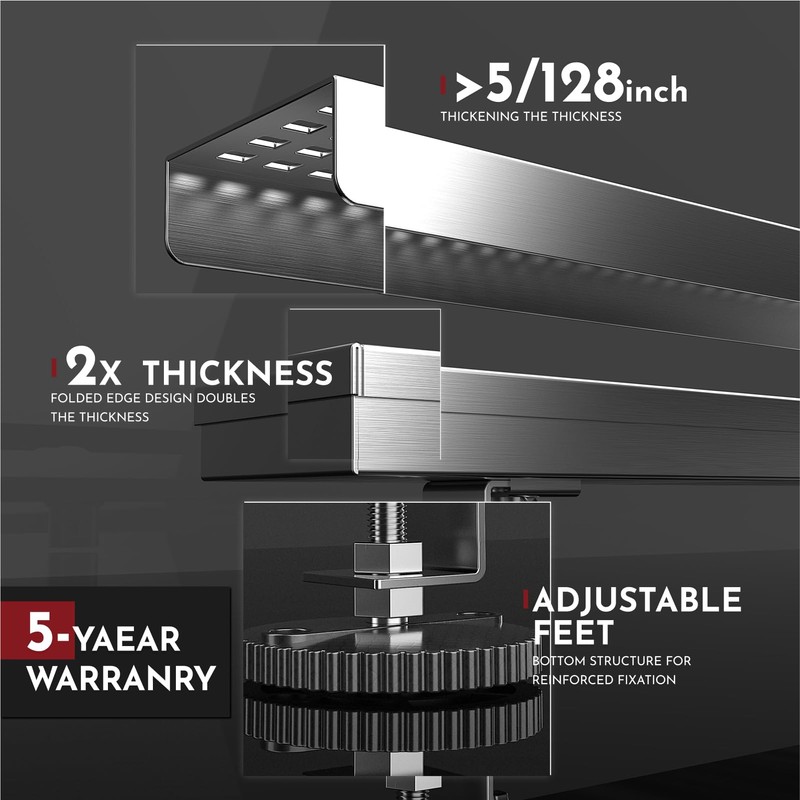 WEBANG 12 Inch Linear Shower Drain Rectangular Floor Drain with