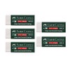 FABER-CASTELL 205002 Eraser 188121, PVC-Free, Plastic, White, Pack of 5