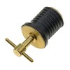 SeaSense 1" Brass Turn Handle Drain Plug