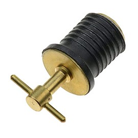 SeaSense 1" Brass Turn Handle Drain Plug