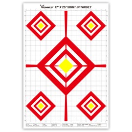 Highwild Sight in Shooting Range Paper Target - 17X25 Inches - Suitable for Handguns, Rifles, Airguns, BB Guns (50 Pack)