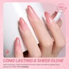 Beetles Esmalte en Gel Jelly Nude, Kit de 6 Colores
