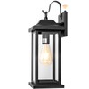 Roravilila Dusk to Dawn Large Outdoor Wall Light 17 Inch,