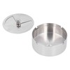 Ashtray Outdoor Thickened Stainless Steel Windproof Rotating Cover Design Finely