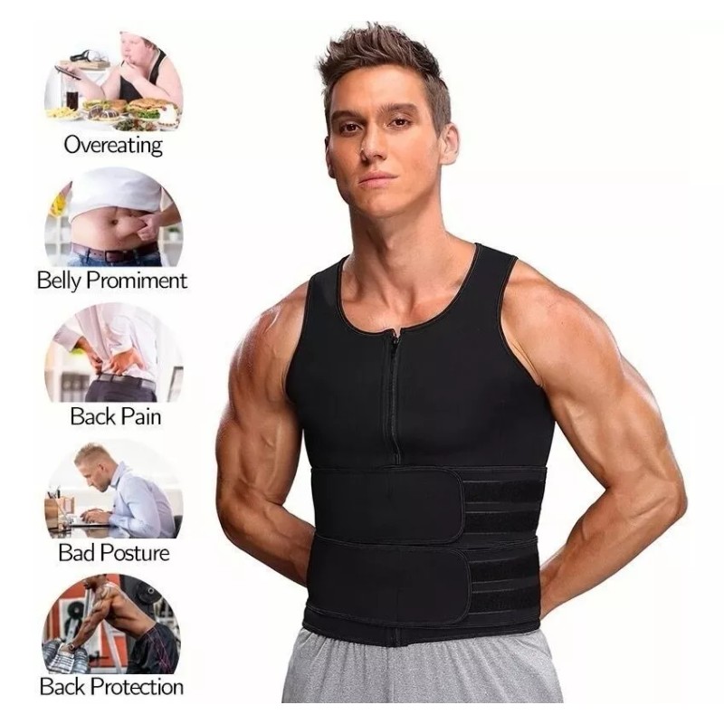 Nemuri Chaleco Faja Estilo Sauna Para Perder Peso Al Entrenar