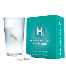 Hydrogen Water Tablets, Molecular Hydrogen Tablet for Drinking Water with Magnesium | Highest Concentration H2 13 PPM | Energy Booster, Enhance Performance & Recovery | 36 Tablets