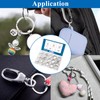 Sunxeke 60 Pcs Metal Key Chain Rings Kit, O Ring