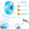 Coconut-Oil Infused Woven Dental Floss,Deep Clean Natural Vegetable Waxed Floss,Extra