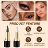 Asheyya 2 Pcs Natural Black Eyeliner Cream, Ayky Long Wear