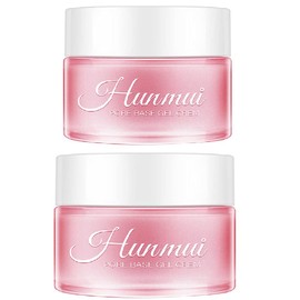 2PCS Hunmui Face Primer Pore Base Gel Cream Cover Pores Water Embellish Skin Silky Finish Primer, Remove Oils Isolating Pore Light Weight Primer Natural Make Up To Flawless Face Firming Moisturizers