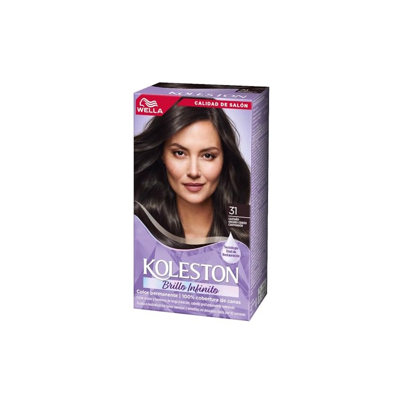 Koleston Tinte Permanente 31 Castaño Oscuro Cenizo Cautivador | Crema,