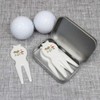 Azeeda 'Autumnal Toadstools' Golf Divot Tool/Repair Fork Gift Set (GO00071824)