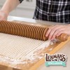 Lehman's Amish-Made Perfect Rolling Pin Noodle Cutter Cherry Wood