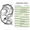 WZruibo T56 DBC Standalone Harness Compatible with 1997-2006 700R4 T56