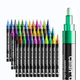 Caliart Stocking Stuffers for Kids Teen Girls, 36 Colors Outline Markers Shimmer Glitter Pens, Christmas Tween Teen Girl Gifts Trendy Stuff, Art Supplies for 6-8-10-12 Year Old Cool Fun Craft Drawing