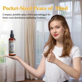 Room Natural Linen Spray and Fabric Spray, Aromatherapy (【4 Fl Oz】, Soothing Lavender (1 Bottle))