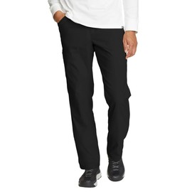 Eddie Bauer Men’s Water-Repellent Two Way Stretch Tech Pant, Black (34W x 34L)