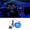 EL Wire Interior Car LED Strip Lights, 16.5FT USB Neon