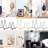 3 Pack Plate Stands for Display, 6 Inch Picture Stand